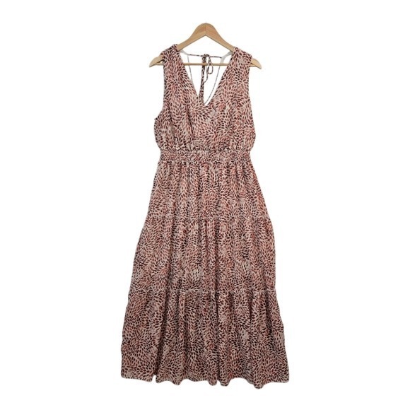 Kate And Lily Dresses & Skirts - Kate And Lily Womens Sleeveless Tiered Maxi Dress Plus Flowy V Neck Vacation